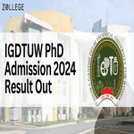 IGDTUW PhD Admission 2024 Result Out